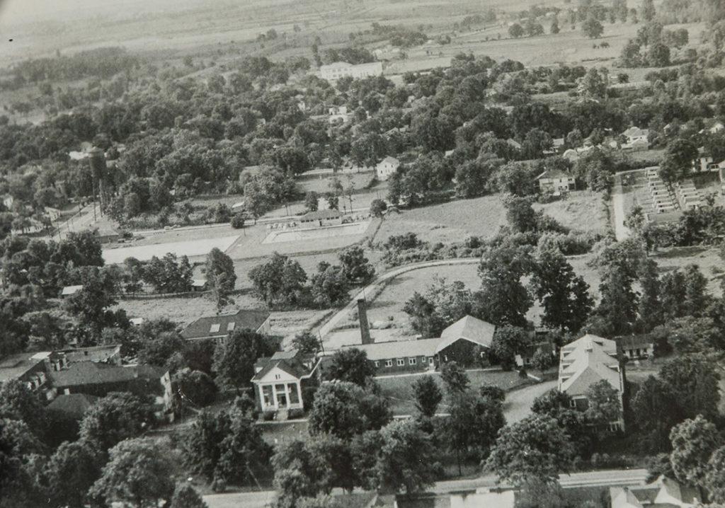 Aerial View of Campus - Historical